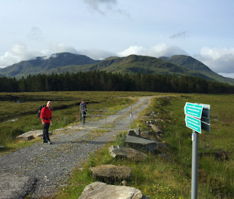 Start point heading to Loch a' Bhraoin