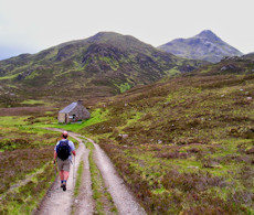 Heading to Stob Ban in the Grey Corries