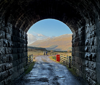 Bridge under railway at Dalwhinnie Bridge under railway at Dalwhinnie