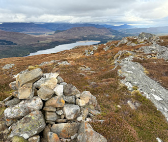 On Binnein Shios's summit, looking northwards