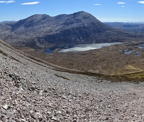 Arkle from the Cadha na Beucaich screes Arkle from the Cadha na Beucaich screes