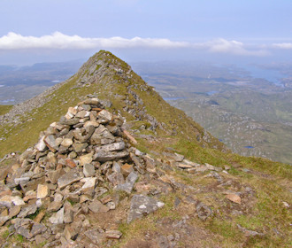 On the summit of Ben Stack On the summit of Ben Stack
