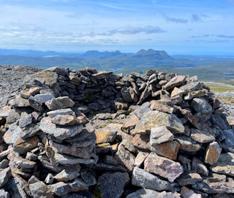 Breabag's summit looking south-west