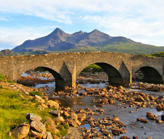 Sgùrr nan Gillean and Am Bàsteir from Slighachan