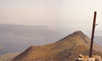 View from Glamaig over to Raasay View from Glamaig over to Raasay
