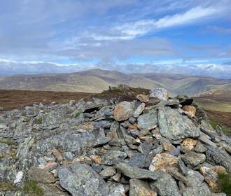 Glas Tulaichean from Ben Gulabin's summit Glas Tulaichean from Ben Gulabin's summit