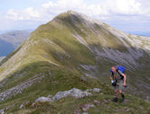 The north top from the bealach