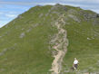 The last section of path to Ben Ledi's summit