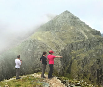A misty start on Bidean Toll a' Mhuic