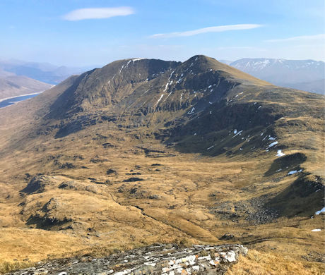 Lurg Mhòr from Bidean a' Choire Sheasgaich