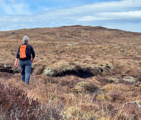 Heading towards Creag a' Mhadaidh