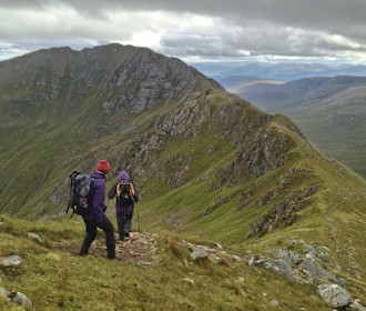 On the way to Aonach air Chrith On the way to Aonach air Chrith