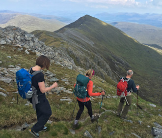 Creag a' Mhàim from Druim Shionnach Creag a' Mhàim from Druim Shionnach